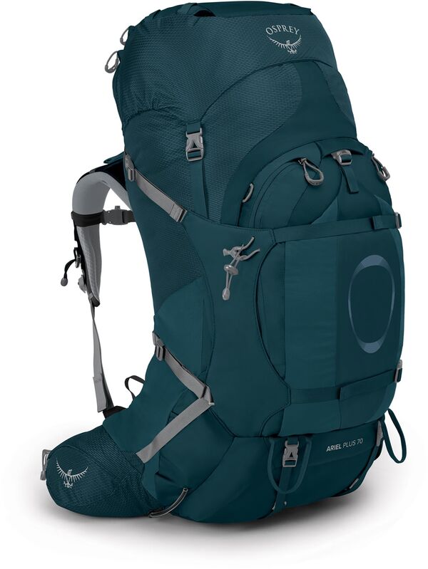 【送料無料】 オスプレー レディース バックパック・リュックサック バッグ Osprey Women's Aether Plus 70 Liter Backpack Night Jungle Blue