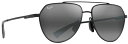 【送料無料】 マウイジム メンズ サングラス・アイウェア アクセサリー Maui Jim Waiwai Sunglasses Black