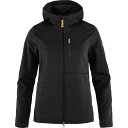 【送料無料】 フェールラーベン レディース パーカー・スウェット アウター Fjallraven Women's Keb Fleece Hoodie Black