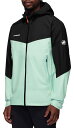 【送料無料】 マムート メンズ ジャケット・ブルゾン アウター Mammut Men's Convey Tour HS Hooded Jacket Neo Mint/Black