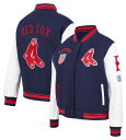 【送料無料】 プロスタンダード レディース ジャケット・ブルゾン アウター Pro Standard Women's Boston Red Sox Retro Varsity Jacket Navy