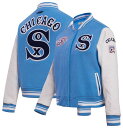 【送料無料】 プロスタンダード レディース ジャケット・ブルゾン アウター Pro Standard Women's Chicago White Sox Retro Varsity Jacket Blue
