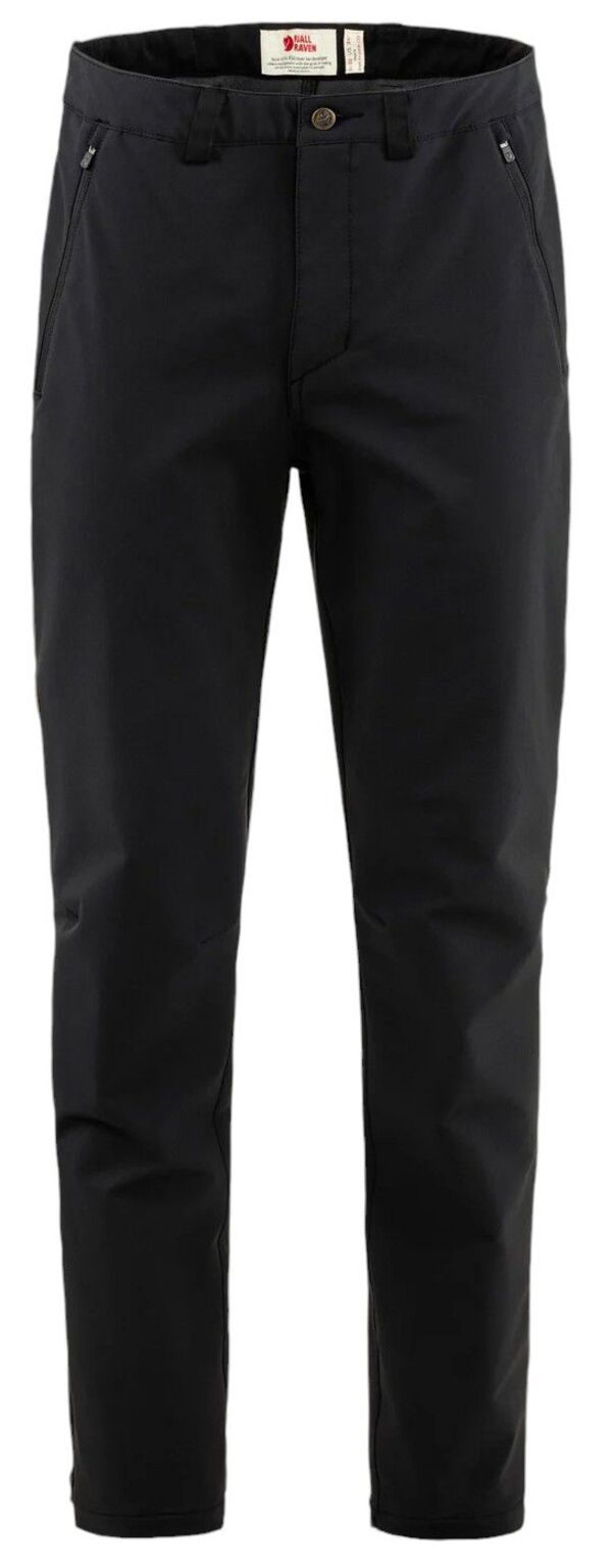 【送料無料】 フェールラーベン メンズ カジュアルパンツ ボトムス Fjallraven Men's Abisko Winter Stretch Trousers Black