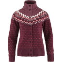 【送料無料】 フェールラーベン レディース パーカー・スウェット アウター Fjallraven Women's Ovik Knit Cardigan Dark...