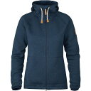 【送料無料】 フェールラーベン レディース パーカー・スウェット アウター Fjallraven Women's Ovik Fleece Hoodie Navy
