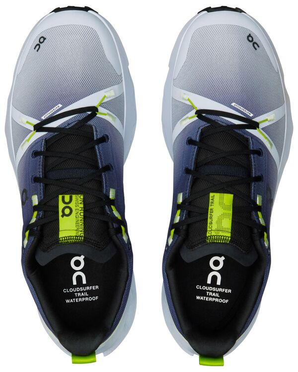 【送料無料】 オンジー メンズ スニーカー シューズ On Men's Cloudsurfer Trail Waterproof Running Shoes Black/Heather