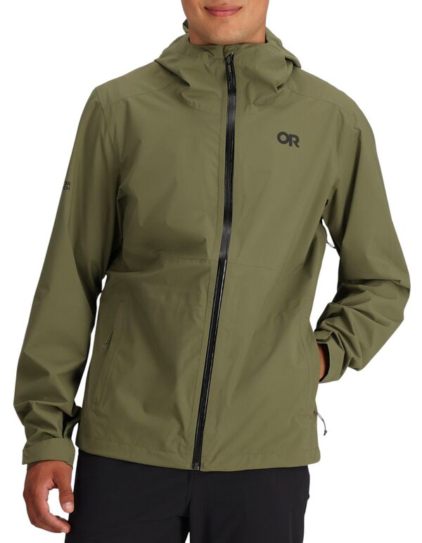 アウトドアリサーチ メンズ アウター ジャケット・ブルゾン Outdooresearch Men'stratoburstretch Rain Jacket Ranger Green グリーン