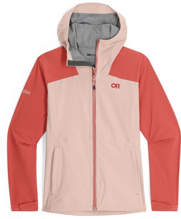 【送料無料】 アウトドアリサーチ レディース ジャケット・ブルゾン アウター Outdoor Research Women's Stratoburst Stretch Rain Jacket Sienna/Moondust