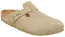 【送料無料】 ビルケンシュトック メンズ スニーカー シューズ Birkenstock Men's Boston Soft Footbed Clogs Faded Khaki