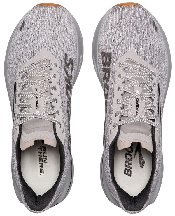 【送料無料】 ブルックス メンズ スニーカー シューズ Brooks Men's Hyperion 2 Running Shoes Alloy/White
