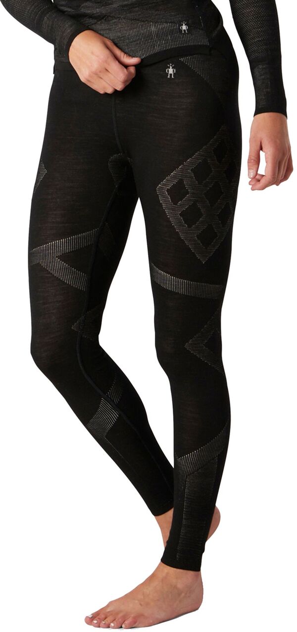 楽天ReVida 楽天市場店【送料無料】 スマートウール レディース レギンス ボトムス Smartwool Women's Intraknit Thermal Merino Baselayer Leggings Black/White