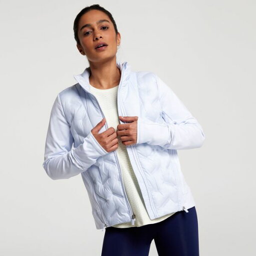 【送料無料】 キャリー レディース ジャケット・ブルゾン アウター CALIA Women's Cold Dash Run Jacket Light Blue 【送料無料】 キャリー レディース ジャケット・ブルゾン アウター CALIA Women's Cold Dash Run Jacket Light Blue