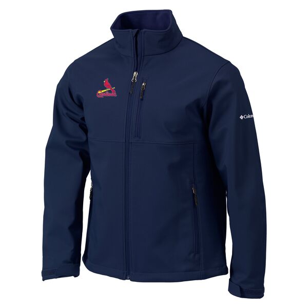 【送料無料】 コロンビア メンズ ジャケット・ブルゾン アウター Columbia Men's St. Louis Cardinals Navy Ascender Softshell Jacket
