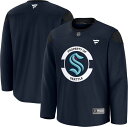 【送料無料】 ファナティクス メンズ 帽子 アクセサリー NHL Men's Seattle Kraken 2024-2025 Away Practice Je...