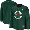 【送料無料】 ファナティクス メンズ 帽子 アクセサリー NHL Men's Minnesota Wild 2024-2025 Away Practice Je...