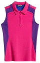 【送料無料】 Jリンドバーグ レディース ポロシャツ トップス J.Lindeberg Women's Betsy Sleeveless Golf Polo P...