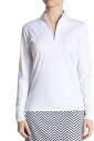 【送料無料】 スポットハーレー レディース ポロシャツ トップス Sport Haley Women's Skye Mock Long Sleeve 1/4 Z...
