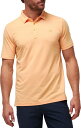 【送料無料】 トラビスマヒュー メンズ ポロシャツ トップス TravisMathew Men's The Heater Golf Polo Apricot