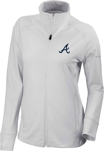 【送料無料】 コロンビア レディース ジャケット・ブルゾン アウター Columbia Women's Atlanta Braves Omni-Wick Greenkeeper Full-Zip Jacket White 【送料無料】 コロンビア レディース ジャケット・ブルゾン アウター Columbia Women's Atlanta Braves Omni-Wick Greenkeeper Full-Zip Jacket White