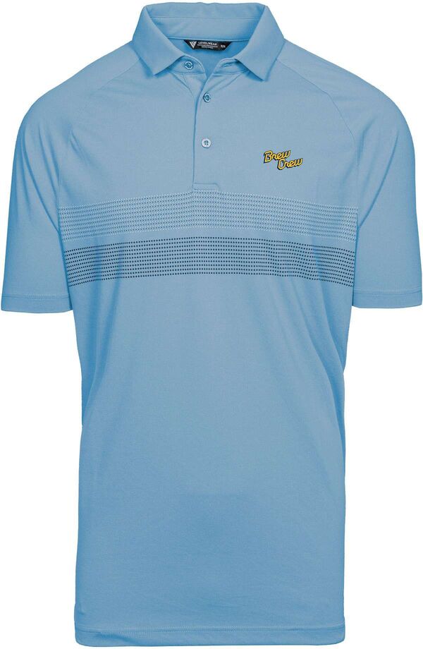 【送料無料】 レベルウェア メンズ ポロシャツ トップス Levelwear Men's Milwaukee Brewers 2023 City Connect Ice Insignia Polo