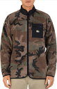 【送料無料】 ハーレー メンズ ジャケット・ブルゾン アウター Hurley Men's Boulder Camo Burrito Full-Zip Jacket Olive(4)