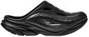 【送料無料】 ホカオネオネ メンズ サンダル シューズ HOKA Ora Recovery Mules Black/Black