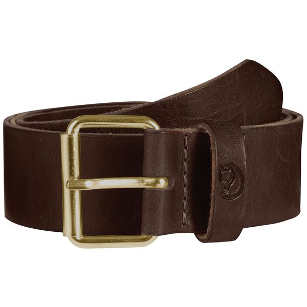 【送料無料】 フェールラーベン メンズ ベルト アクセサリー Fjallraven Singi 4.0cm Belt Leather Brown