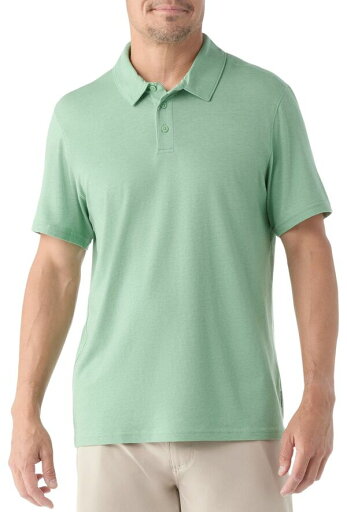 【送料無料】 スマートウール メンズ Tシャツ トップス SmartWool Men's Short Sleeve Polo T-Shirt Honey Dew 【送料無料】 スマートウール メンズ Tシャツ トップス SmartWool Men's Short Sleeve Polo T-Shirt Honey Dew