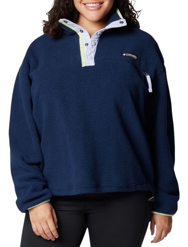 【送料無料】 コロンビア レディース カジュアルパンツ ボトムス Columbia Women's Helvetia II 1/2 Snap Fleece Collegiate Navy