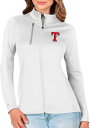 【送料無料】 アンティグア レディース ジャケット・ブルゾン アウター Antigua Women's Texas Rangers Generation Full-Zip White Jacket(4)