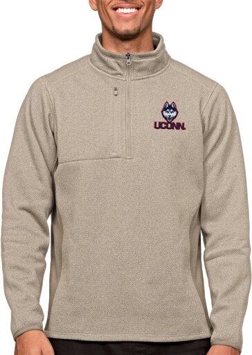 【送料無料】 アンティグア メンズ ジャケット・ブルゾン アウター Antigua Men's UConn Huskies Oatmeal Course 1/4 Zip Jacket 【送料無料】 アンティグア メンズ ジャケット・ブルゾン アウター Antigua Men's UConn Huskies Oatmeal Course 1/4 Zip Jacket