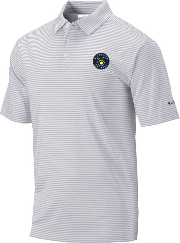 ̵ ӥ  ݥ ȥåץ Columbia Men's Milwaukee Brewers Golf Club...
