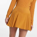 【送料無料】 キャリー レディース ハーフパンツ・ショーツ ボトムス CALIA Women's 14" Side Pleat Golf Skort Golden Warmth