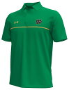 【送料無料】 アンダーアーマー メンズ ポロシャツ トップス Under Armour Men's Notre Dame Fighting Irish Kell...