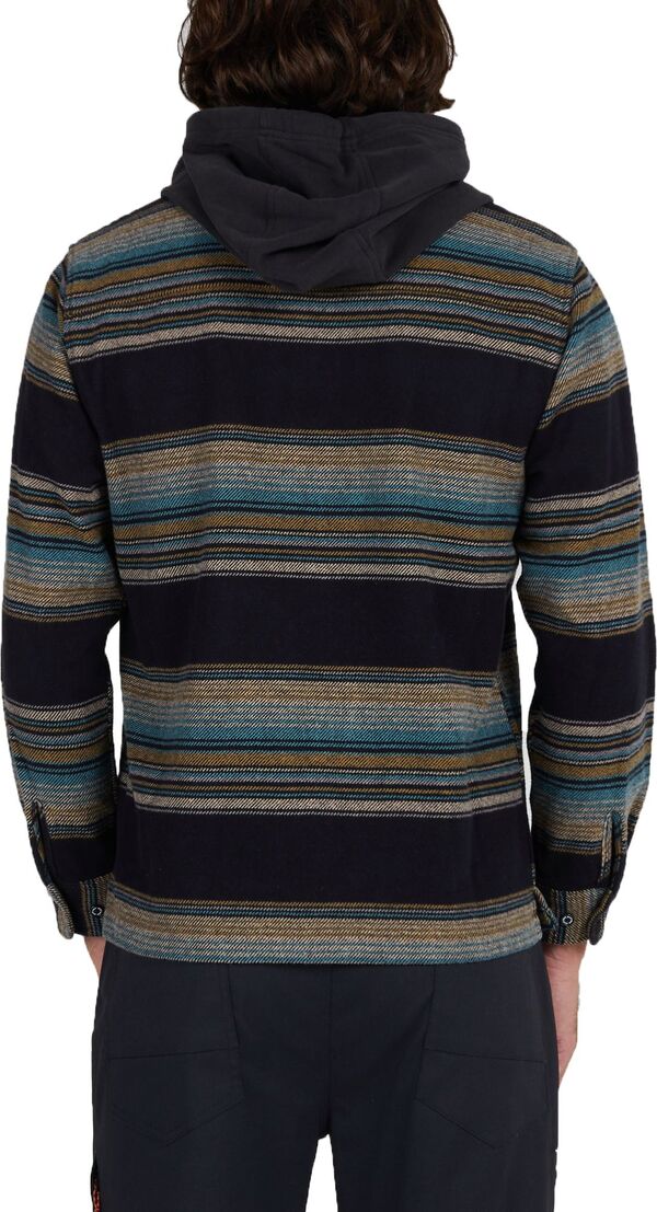 【送料無料】 ソルティークルー メンズ ジャケット・ブルゾン アウター Salty Crew Men's Outskirts Flannel with Fleece Hood Black