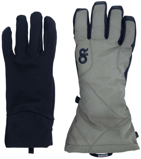 【送料無料】 アウトドアリサーチ メンズ 手袋 アクセサリー Outdoor Research Men's Adrenaline 3-in-1 Gloves Ranger Green