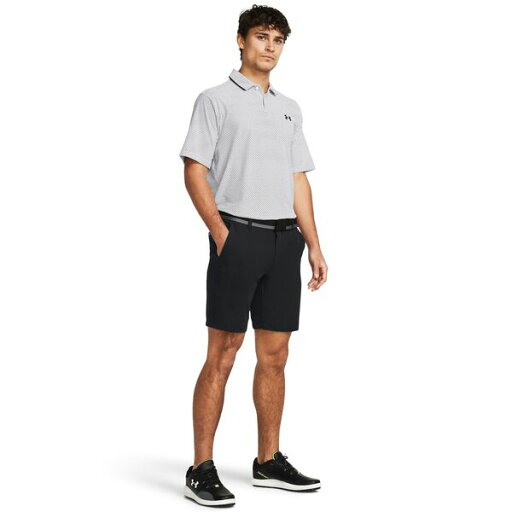 【送料無料】 アンダーアーマー メンズ ハーフパンツ・ショーツ 水着 Under Armour Men's Drive Tapered Golf Shorts Black