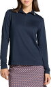 【送料無料】 ウォルターヘーゲン レディース ポロシャツ トップス Walter Hagen Women's Clubhouse Long Sleeve Pol...