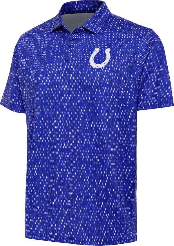 【送料無料】 アンティグア メンズ ポロシャツ トップス Antigua Men's Indianapolis Colts Grassy Royal Polo