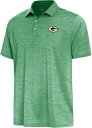 【送料無料】 アンティグア メンズ ポロシャツ トップス Antigua Men's Green Bay Packers Layout Heathered Po...
