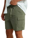 【送料無料】 フック メンズ ハーフパンツ・ショーツ ボトムス HUK Men's Creekbed Cargo Shorts Moss