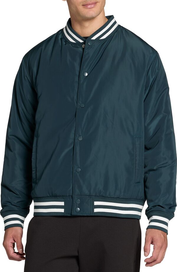 【送料無料】 DSG メンズ ジャケット・ブルゾン アウター DSG Men's Varsity Jacket Washed Teal
