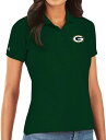 【送料無料】 アンティグア レディース ポロシャツ トップス Antigua Women's Green Bay Packers Green Legacy Pi...