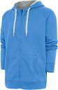 【送料無料】 アンティグア メンズ ジャケット・ブルゾン アウター Antigua Men's Victory Full-Zip Golf Hoodie Columbia Blue(4)