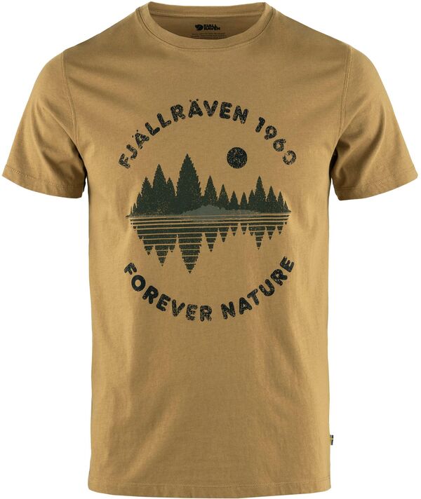 【送料無料】 フェールラーベン メンズ Tシャツ トップス Fjallraven Men's Forest Mirror T-Shirt Buc..