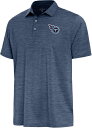 【送料無料】 アンティグア メンズ ポロシャツ トップス Antigua Men's Tennessee Titans Layout Heathered Pol...