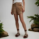 【送料無料】 アルパインデザイン レディース ハーフパンツ・ショーツ ボトムス Alpine Design Women's Mixed Fabric Shorts Sahara Sand