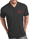 【送料無料】 アンティグア メンズ ポロシャツ トップス Antigua Men's Boston Red Sox Tribute Grey Performan...