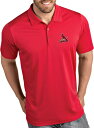 【送料無料】 アンティグア メンズ ポロシャツ トップス Antigua Men's St. Louis Cardinals Tribute Red Perfo...