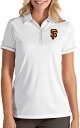 【送料無料】 アンティグア レディース ポロシャツ トップス Antigua Women's San Francisco Giants Salute White...